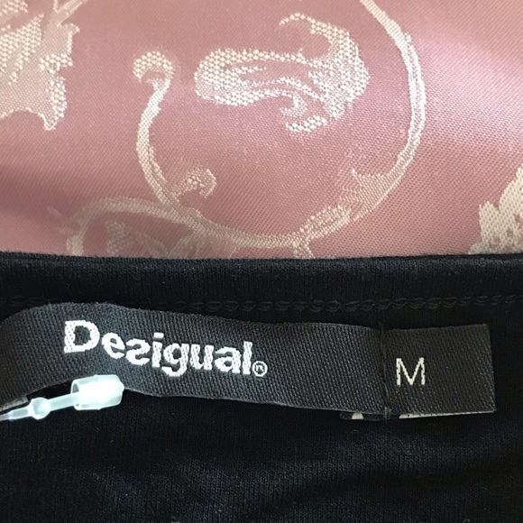 Desigual Black Viscose Women's Dress